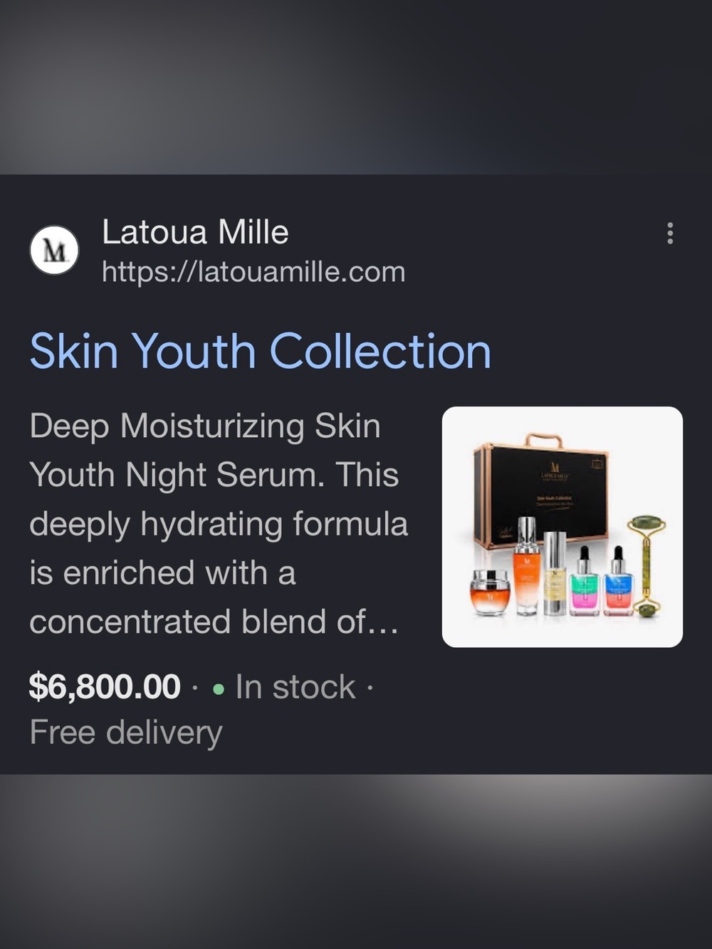Latoua Milles Skin Youth Collection - Multi-Color Women’s Skincare Set